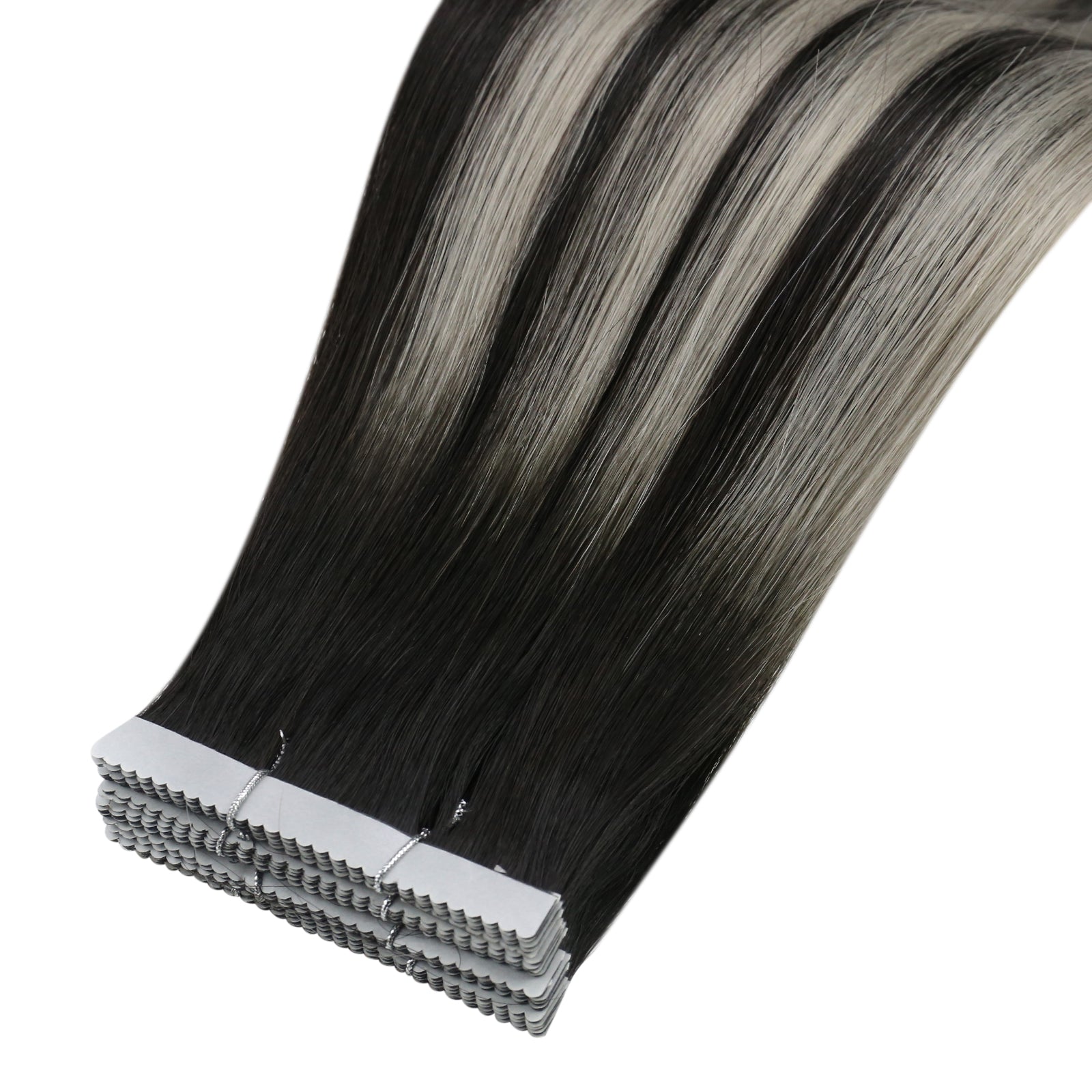 Silver Highlight Tape-In Hair Extensions - 图片 7
