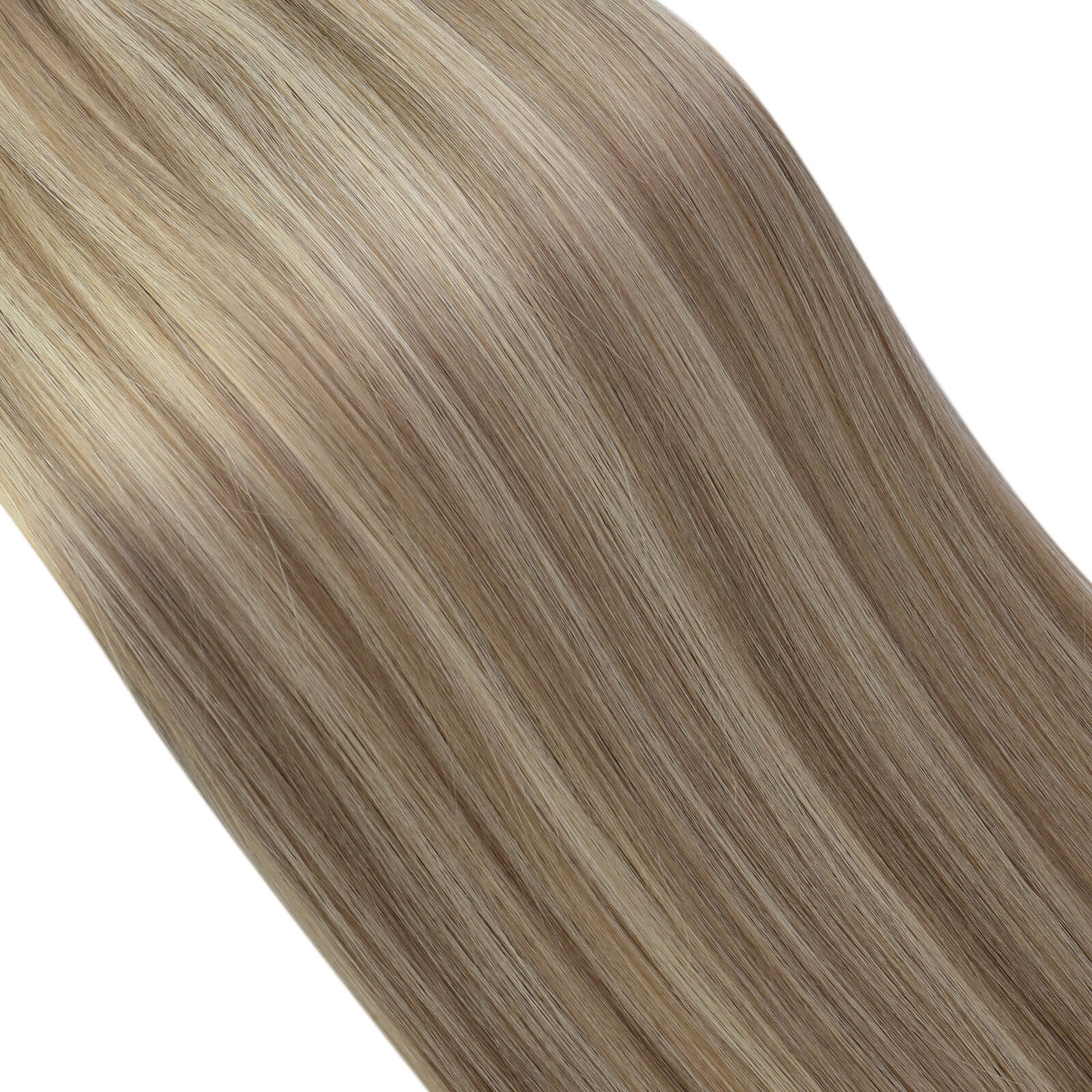 Genius Weft Human Hair Bundles Light Brown Platinum Blonde - 图片 5