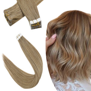 Brown Blonde Virgin Human Hair Tape Ins